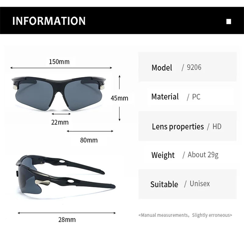 Many Kinds Cycling Sunglasses &ndash; Polarized UV400 Lenses