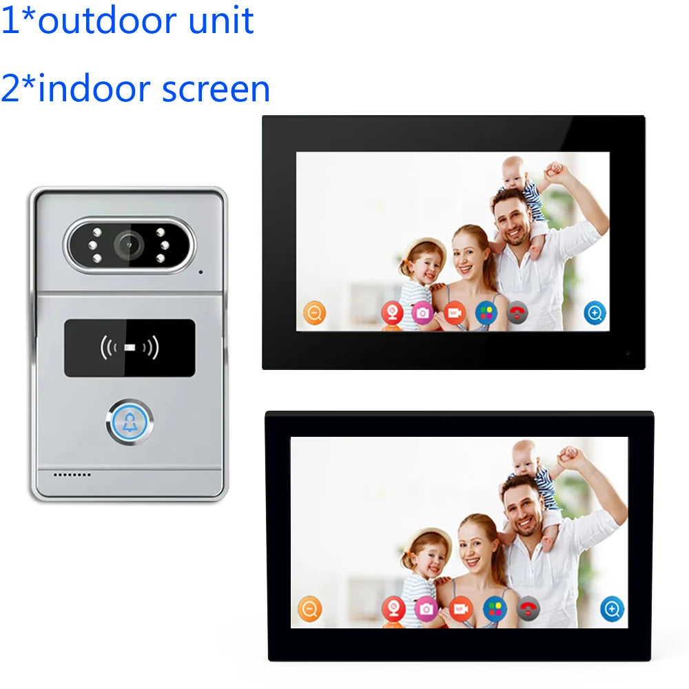 1080P 7in Touch Screen Video Intercom Kit &ndash; Motion Alerts AHD8-TUYA 1V2