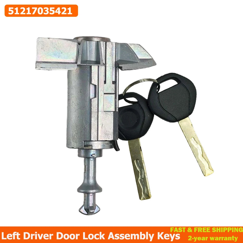 Cilindro de cerradura de puerta para BMW E53 X5 lado izquierdo del conductor 51217035421