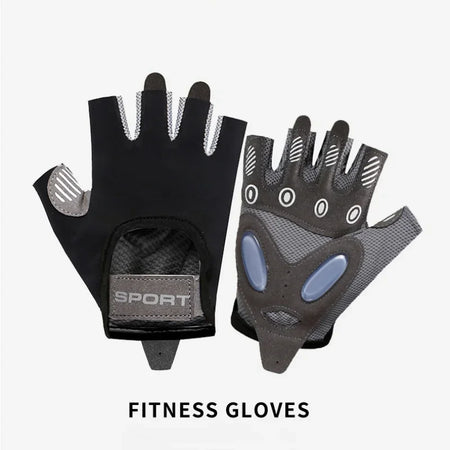 Slip-Resistant Gym &amp; Yoga Gloves for Men and Women - Anti-Slip, Wear-Resistant black / M