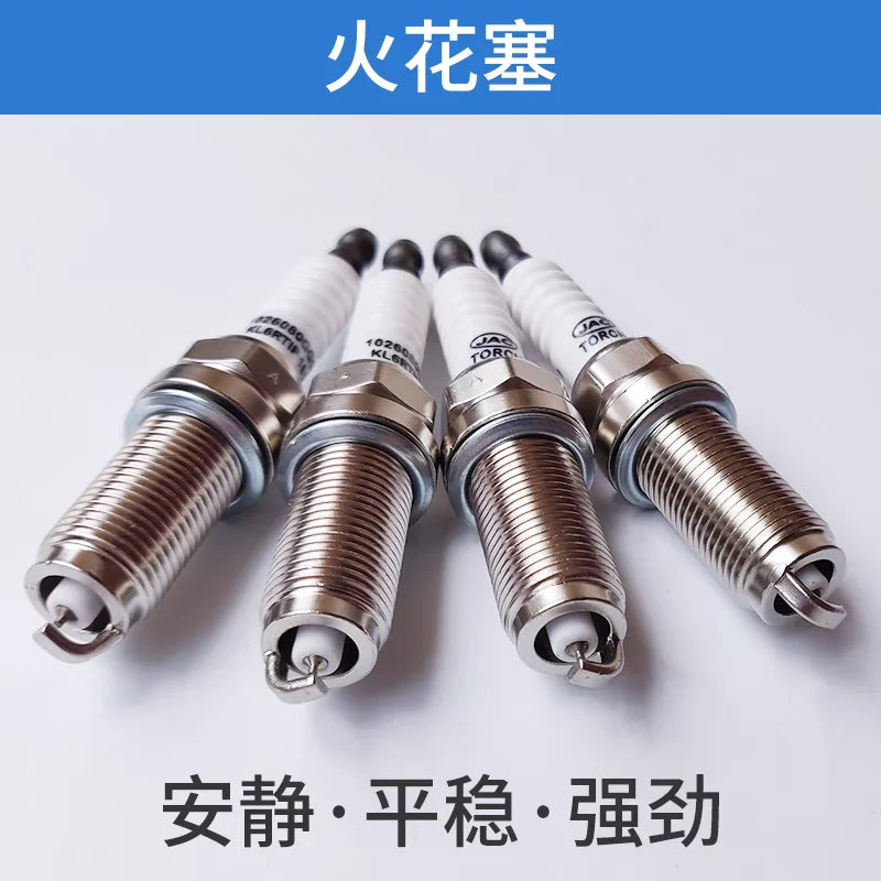 Spark Plug 4 Pcs 1026080GG010 Iridium For JAC J3 J4 J5 J6 SEI2 SEI3 by InterCyprus Trading Ltd