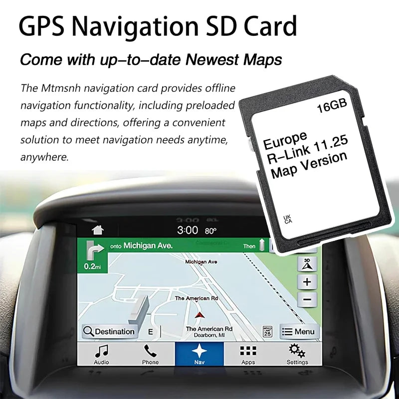 Carminat R-Link 11.25 &ndash; 2024 Europe UK Maps SD Card