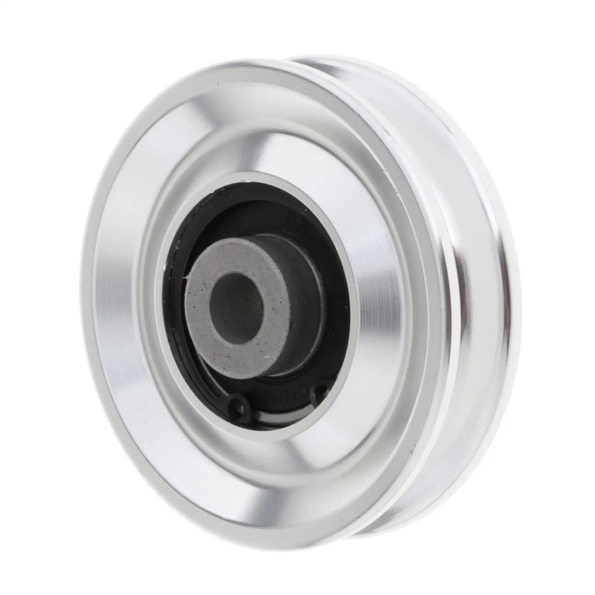 Universal Bearing Pulley Wheel - Durable Aluminum Alloy Gym Equipment 70mm Silver