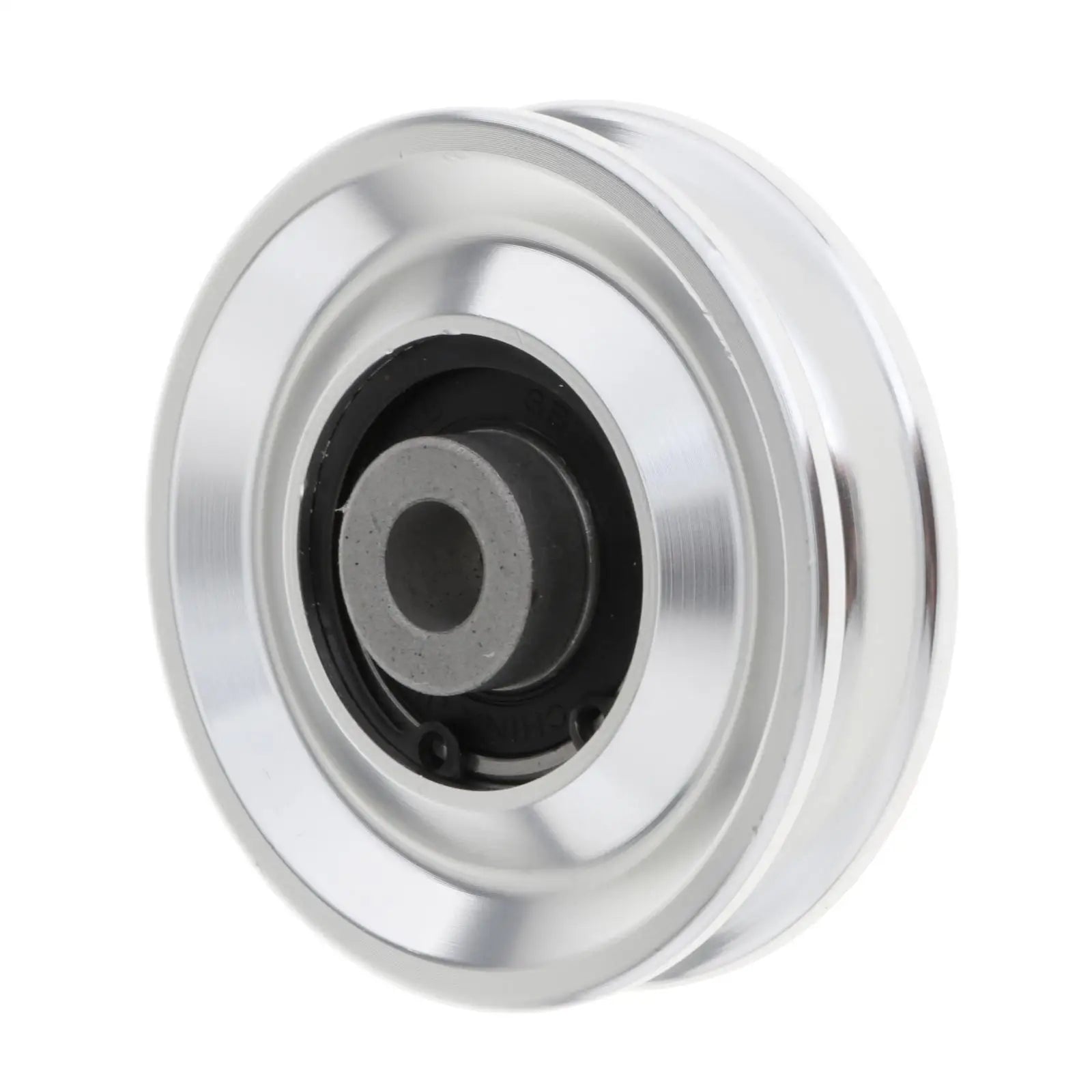 Universal Bearing Pulley Wheel - Durable Aluminum Alloy Gym Equipment 70mm Silver