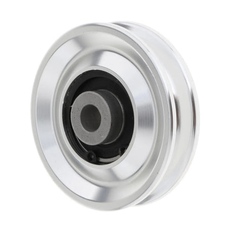 Universal Bearing Pulley Wheel - Durable Aluminum Alloy Gym Equipment 70mm Silver