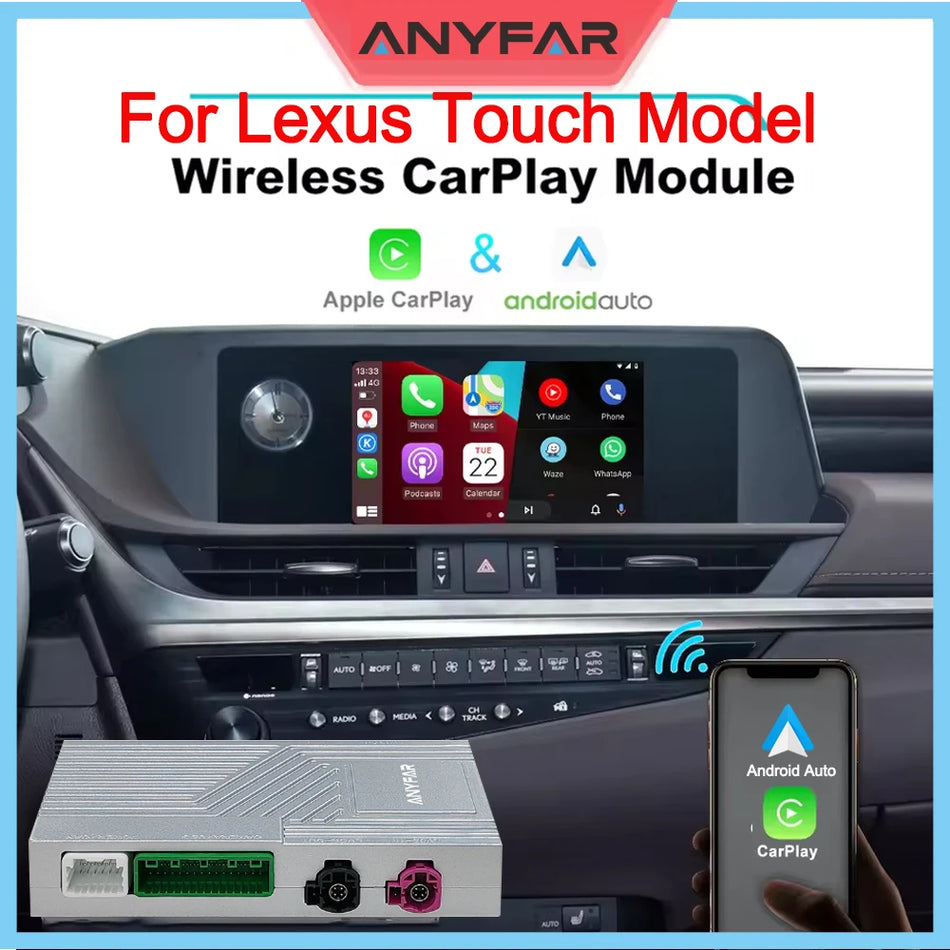 Kit de retrofit CarPlay Lexus pentru NX RX IS ES, Android Auto și AirPlay