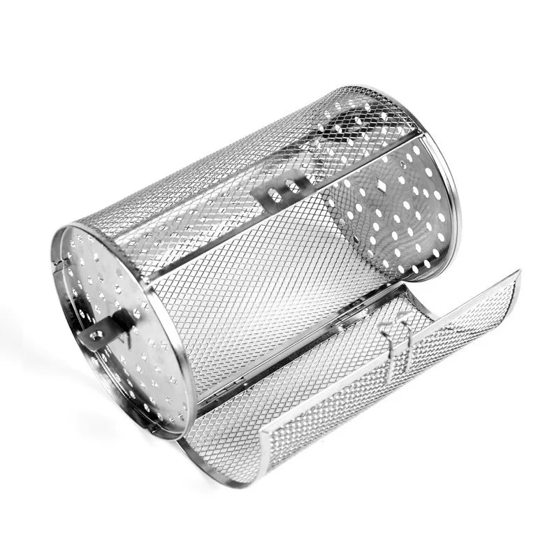 Stainless Steel Rotating Grill Cage &ndash; Easy to Clean and Heat Resistant
