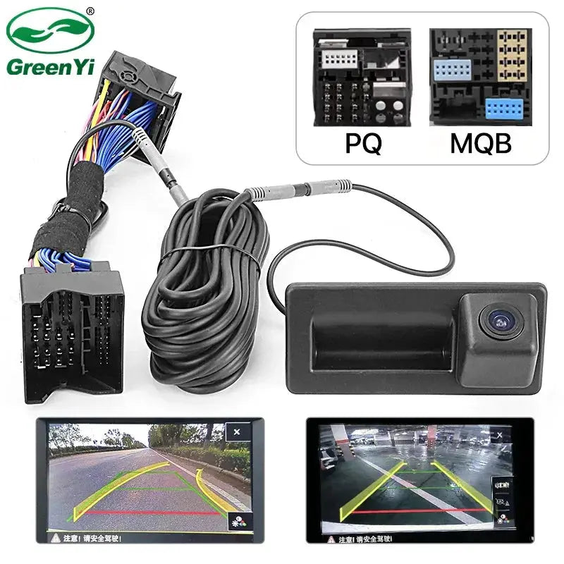 Dynamic Trajectory CanBus Trunk Handle Reverse Camera For MQB PQ Audi A3 A5 Q5 A7 B8/VW Passat Golf Tiguan Jetta Polo Skoda Bora by InterCyprus Trading Ltd