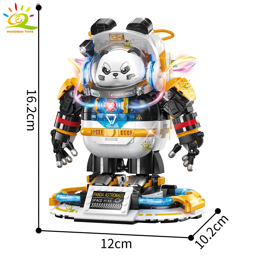 HUIQIBAO MOC Space Panda Astronaut &ndash; Educational Kit NO.05 / no box