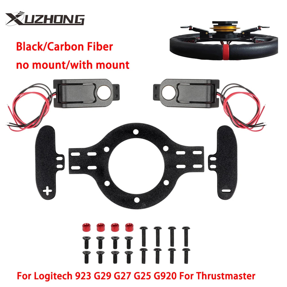 Logitech G29 G920 G923 G27 Thrustmaster Karbon Fiber Manyetik Vites Paddles