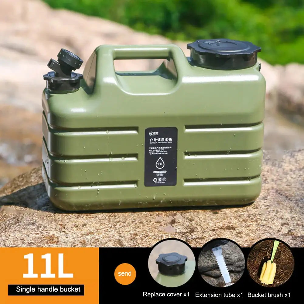 10L Large Capacity Outdoor Camping Water Bag With Faucet