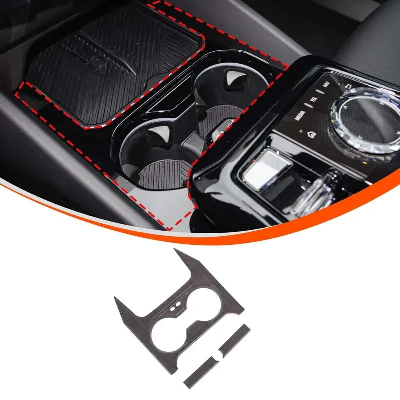 BMW 5 Series G60 ABS Cup Holder Panel Decorative Stickers