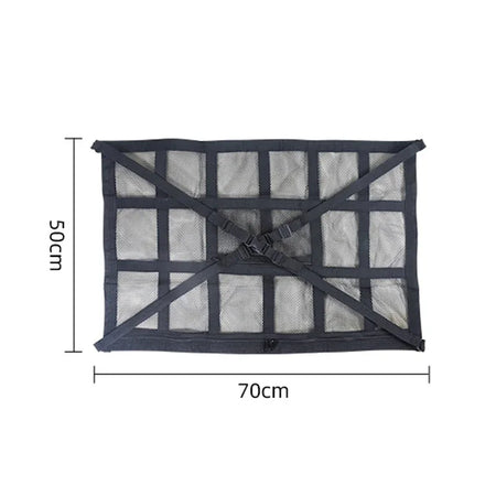 Car Roof Cargo Net Mesh Organizer - Anti Sagging Design 70 x 50cm