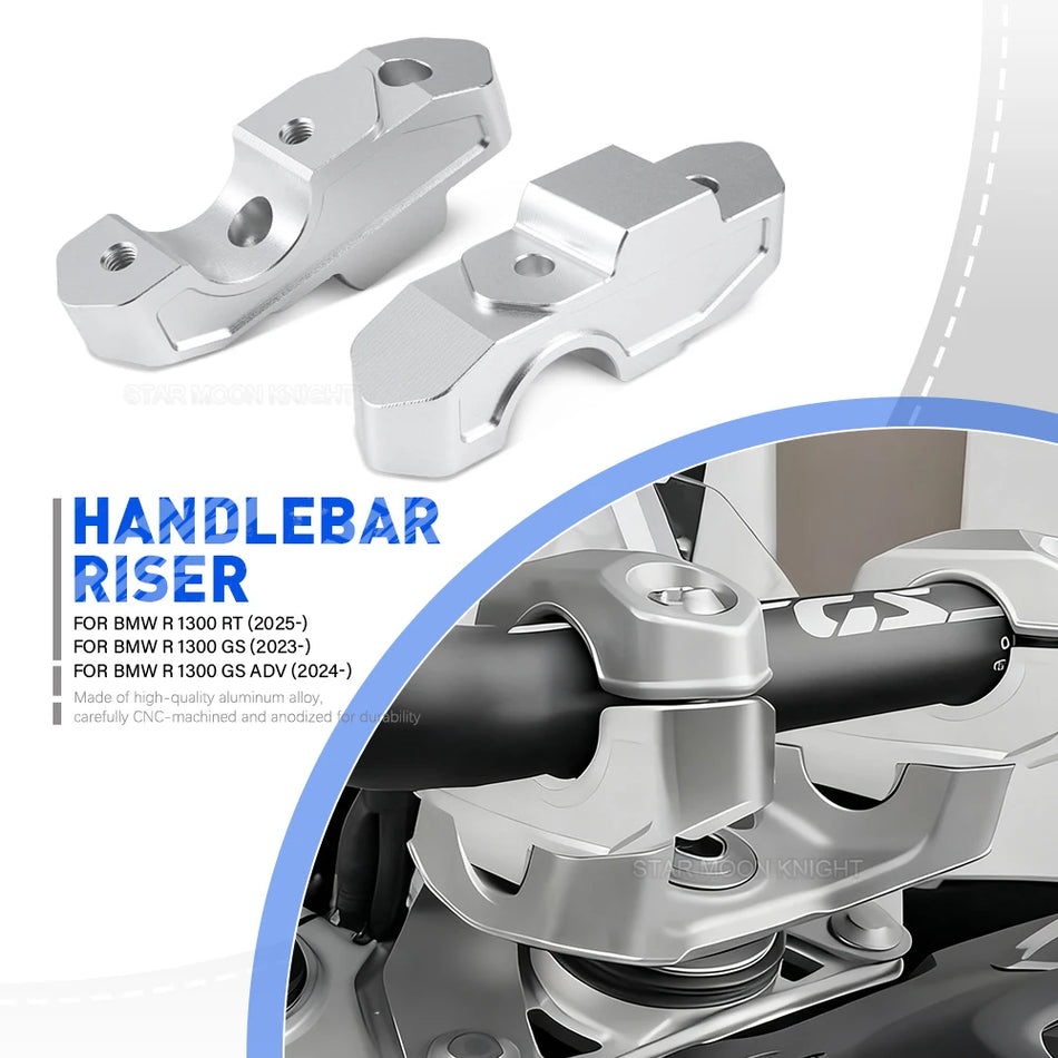 Adaptér na držák řídítek s offsetem z hliníku pro BMW R1300GS/Adventure a R1300RT