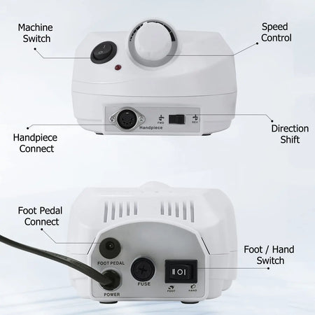 Electric Acrylic Nail Drill 30000 RPM Nail File &ndash; High Speed