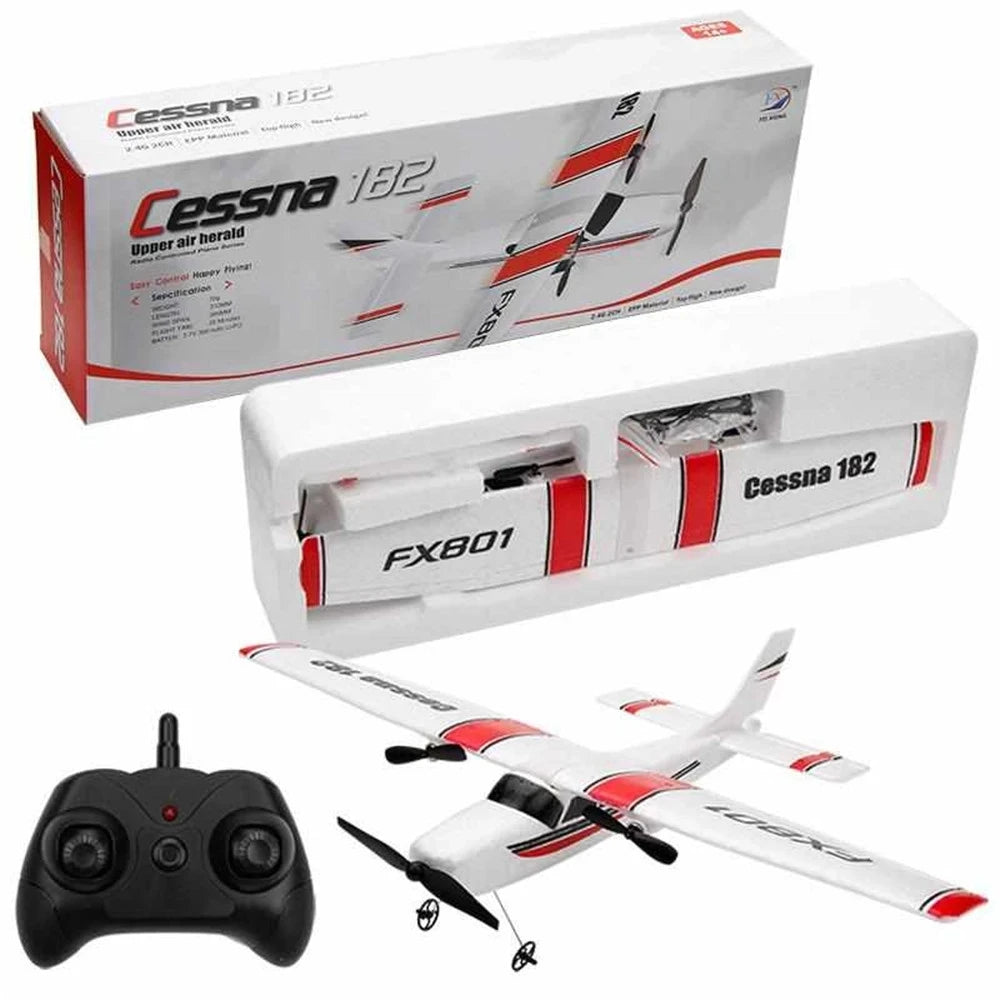 Fremego FX801 RC Plane - EPP Foam Glider 2.4G Remote Control Aircraft for Kids