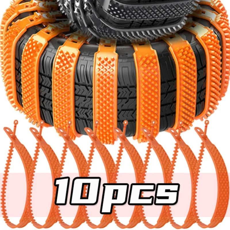 New Car Tire Chains &ndash; Durable Anti Skid Snow Traction