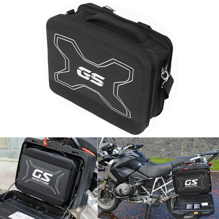 Universal Black Motorcycle Luggage Side Case Inner Bag &ndash; Durable PVC Material