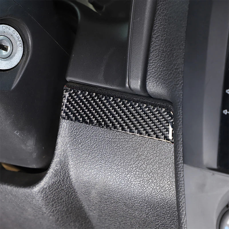 Hummer H3 2005 2009 Modanatura centrale morbida in fibra di carbonio per cruscotto