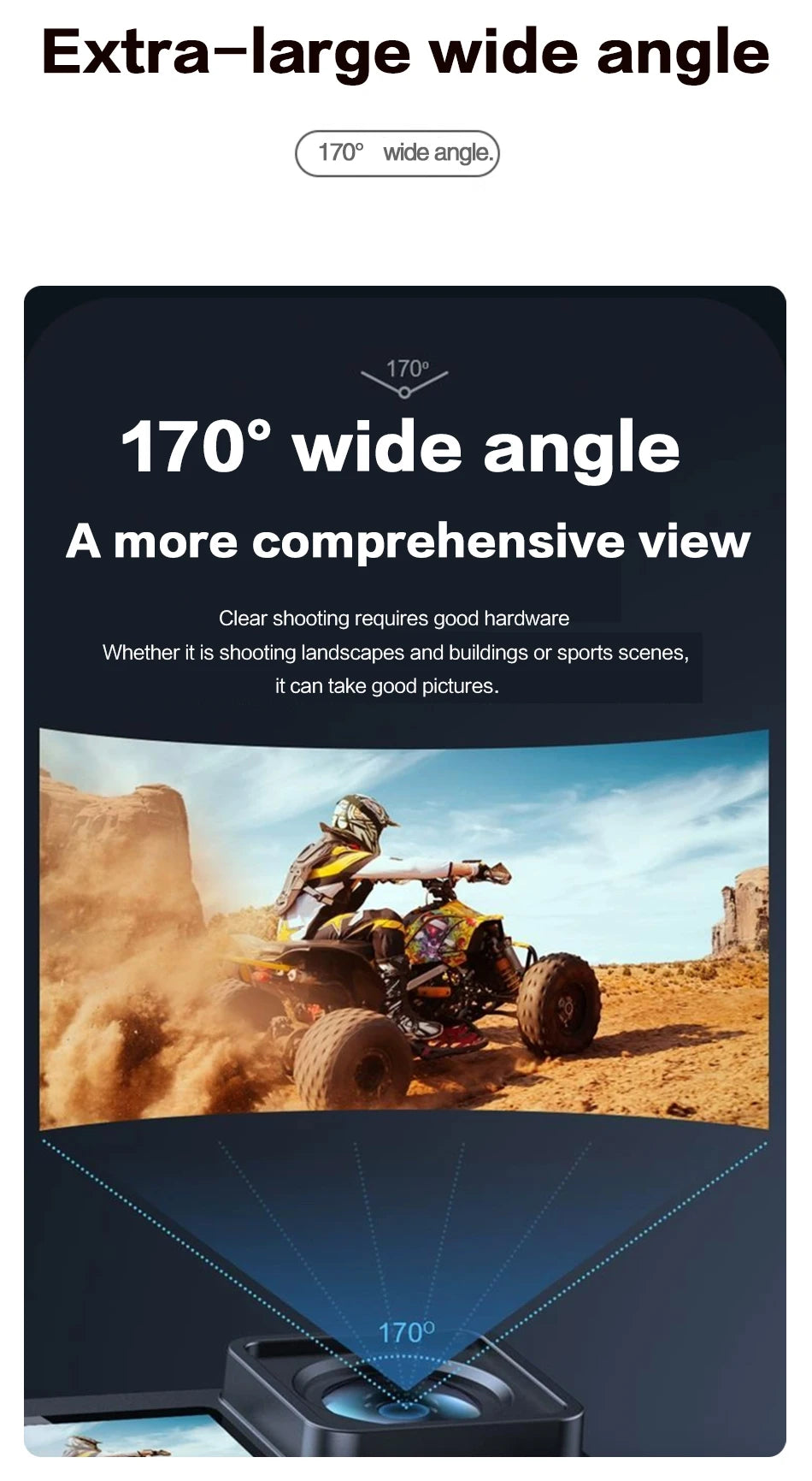 CERASTES Action Camera &ndash; 5K Ultra HD with Dual Screen
