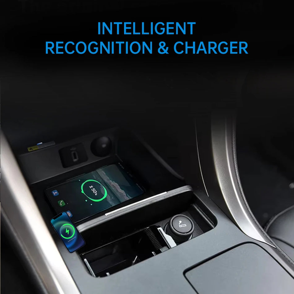 Chargeur rapide sans fil 15W pour Ford Mondeo Fusion 2017-2018