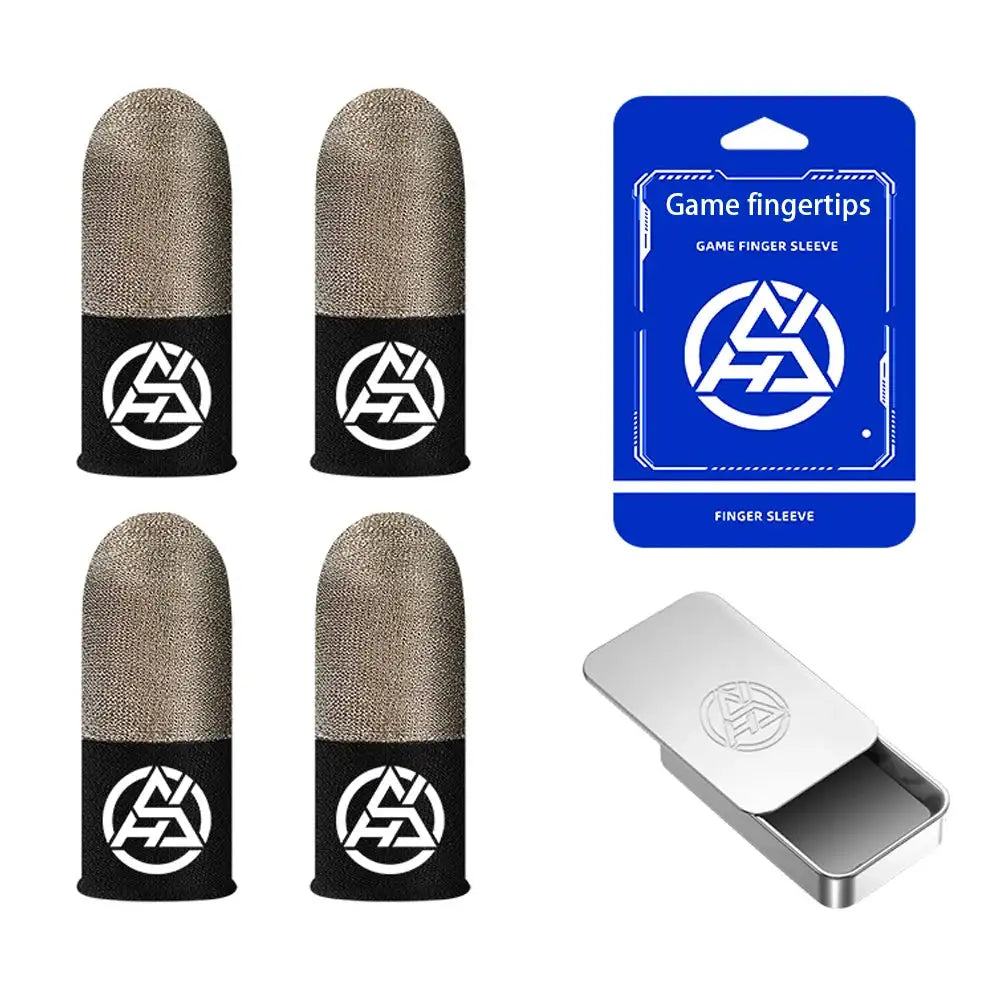 Luminous Fingertips Breathable Finger Sleeve For PUBG Mobile 2 Pair with Box