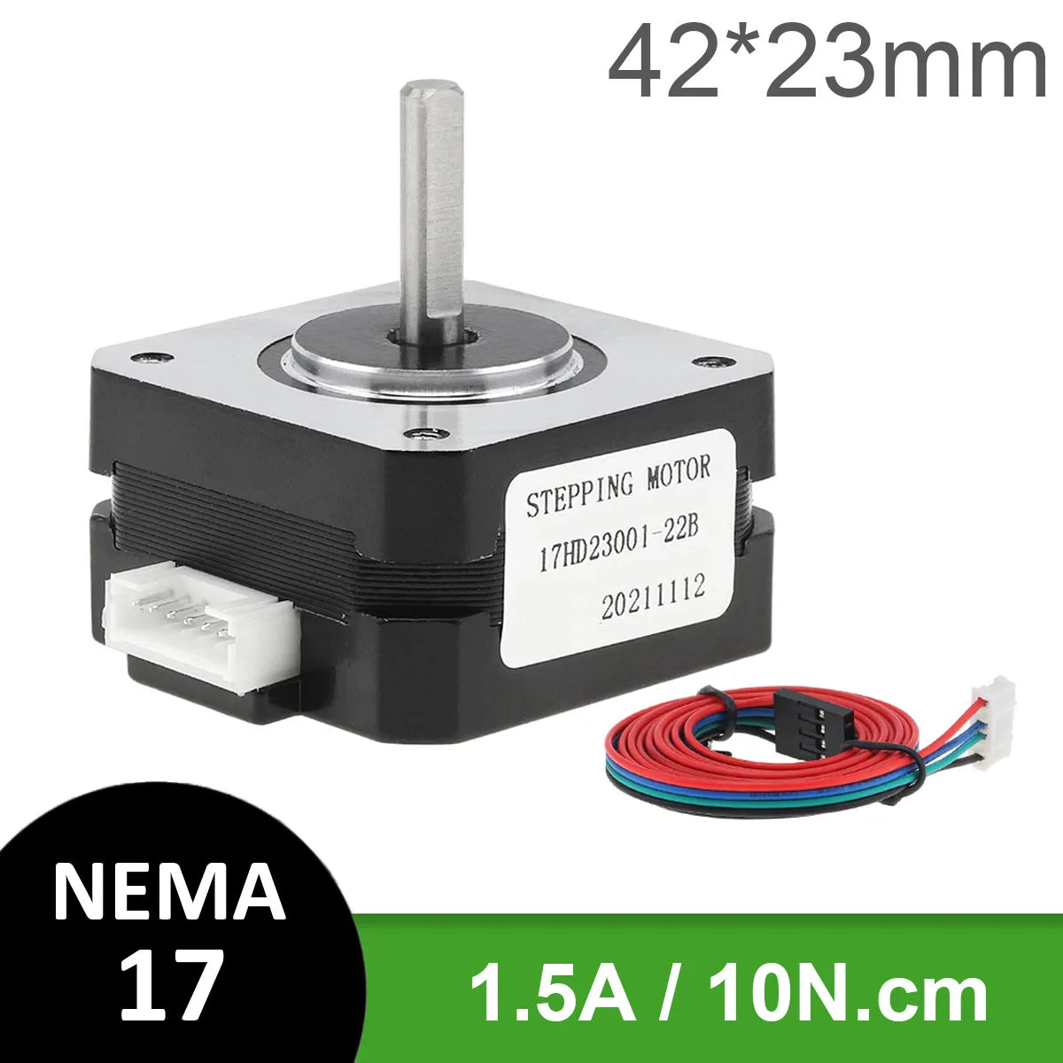 Nema 17 23 Stepper Motor Accessories &ndash; Exceptional Precision and Reliability Nema 17 1.5A 10N.cm / CHINA