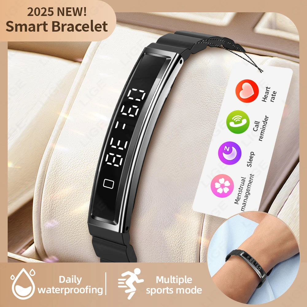 LIGE Fashion Smart Bracelet &ndash; Call Alerts and Heart Rate