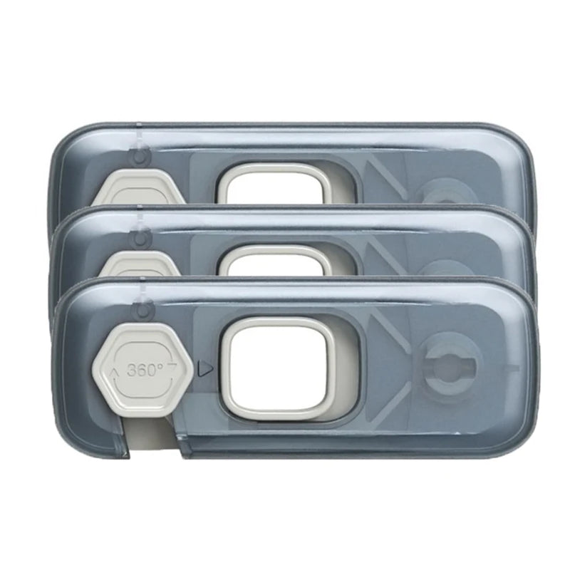 New Home Refrigerator Lock &ndash; Multi-Function Child Safety Solution 3 Pcs