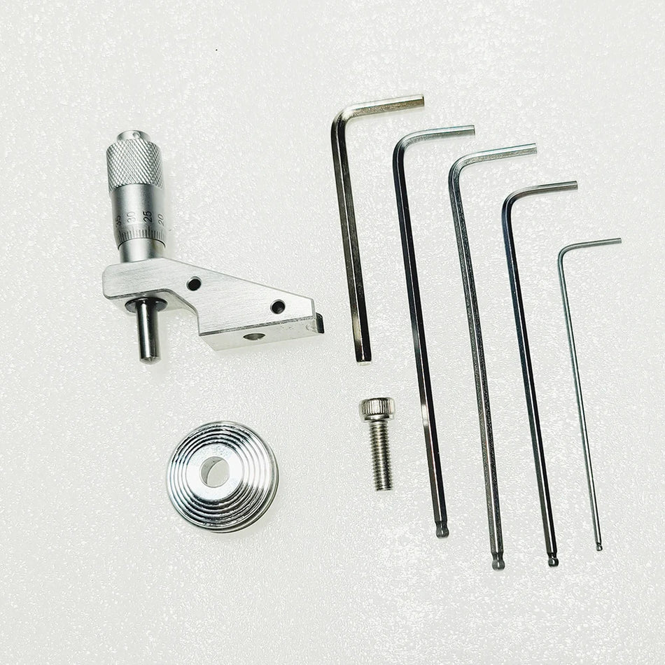 Mikrofed s váhou pro mini strojky, slitina hliníku a mědi