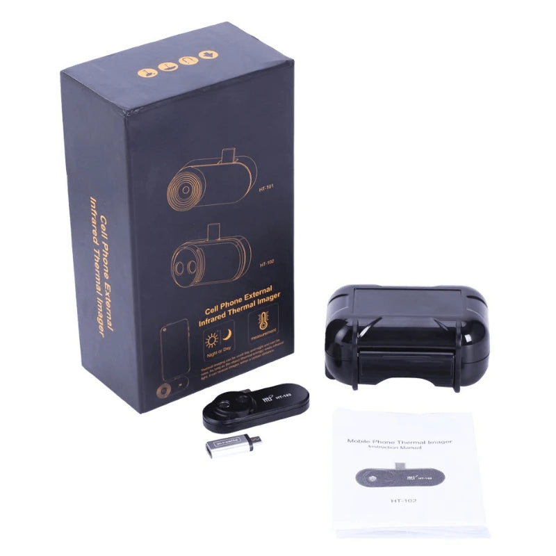 Enhanced HT-102 USB Type-C Thermal Imager for Android - 32x32 Infrared Camera, -20~300u2103 Temperature Range