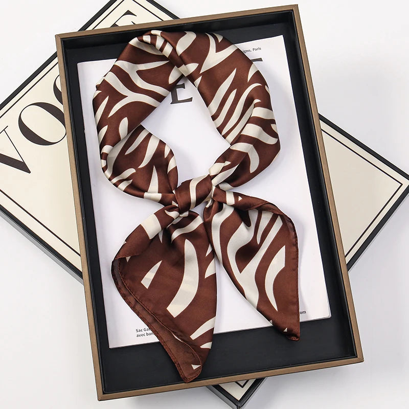 2024 Luxury Square Silk Scarf &ndash; Versatile Fashion Accessory