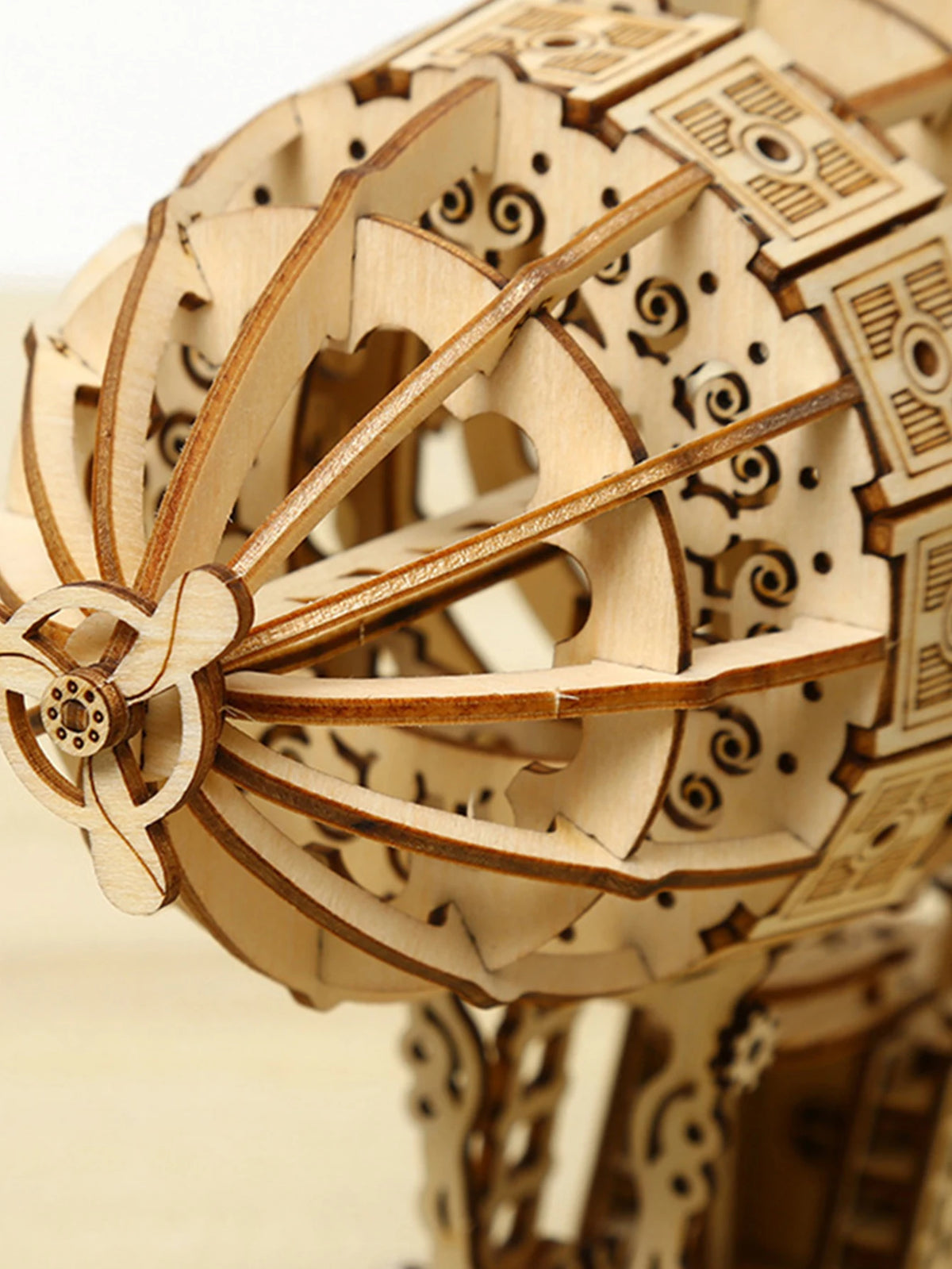 3D Wooden Puzzle Airship Model Kit &ndash; Brain Teaser For Adults