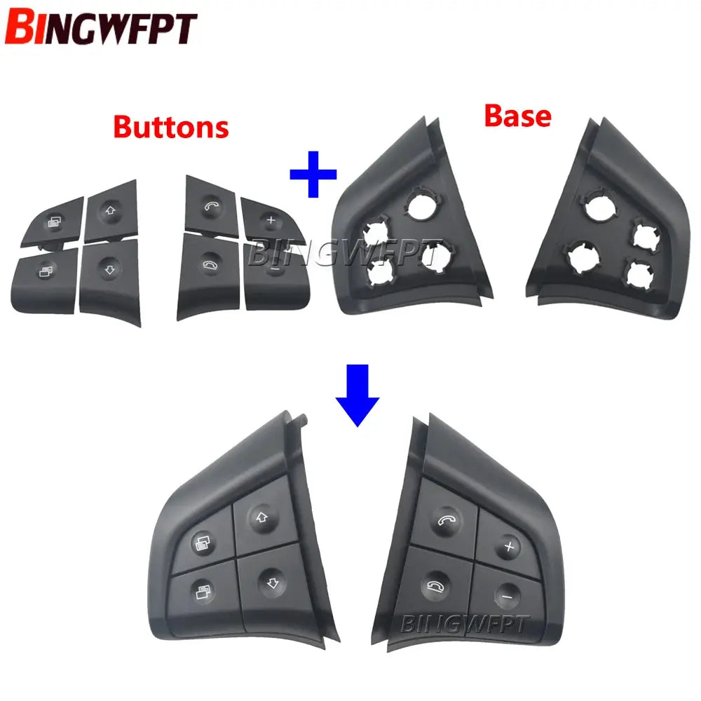 Multi-function Steering Wheel Button Shell For Mercedes Benz W164 W245 W251 ML GL300/350/400/450 2006-2009 by InterCyprus Trading Ltd