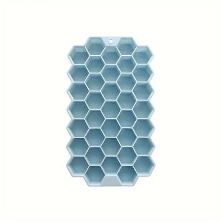 Silicone Ice Cube Trays &ndash; Eco-Friendly Honeycomb Design Sky Blue