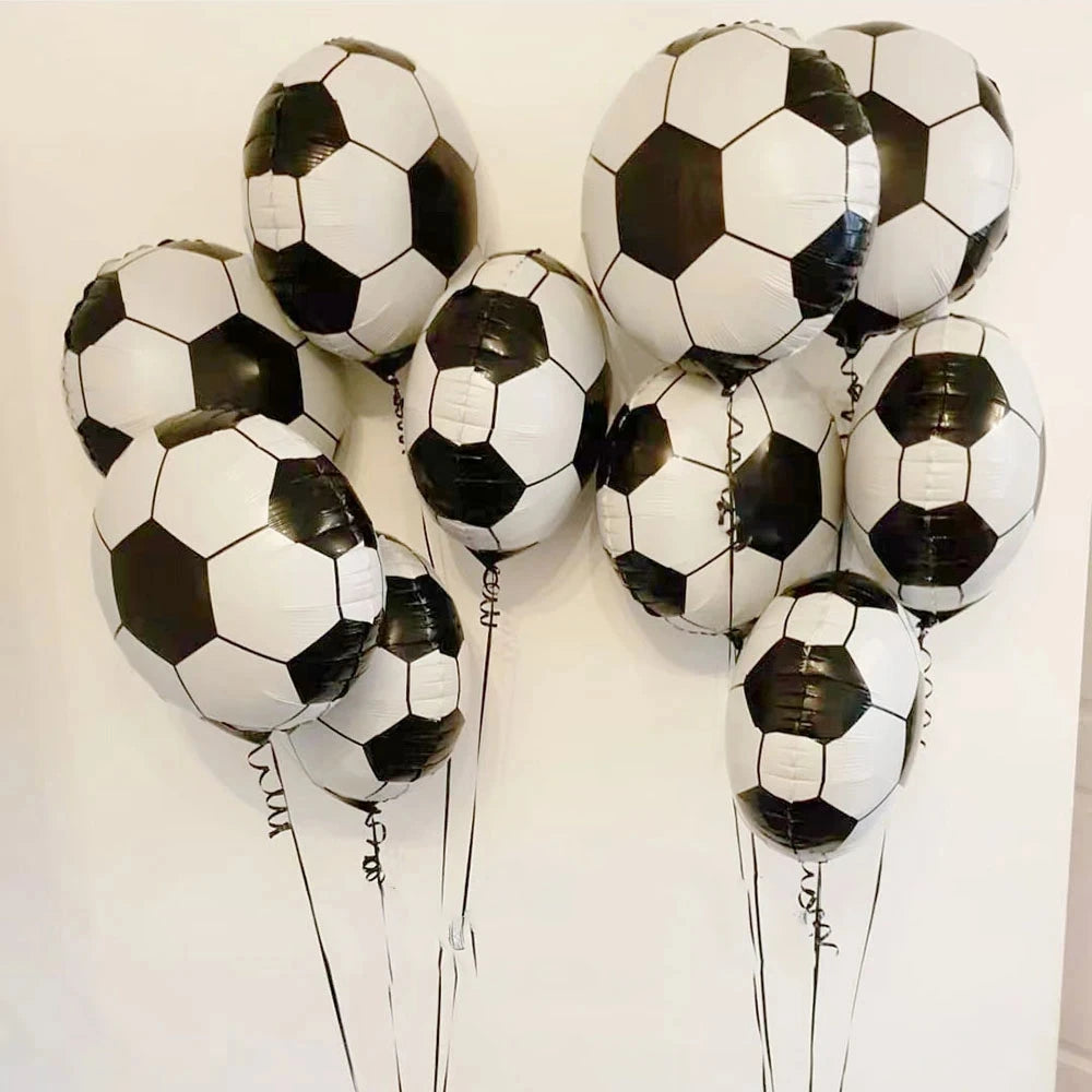 18-Inch Football Foil Balloons - Perfect Birthday Party Decorations