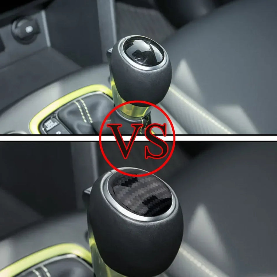 Hyundai Kona Växelspaksknopp Klistermärke, ABS Kolfiberutseende Trimlock