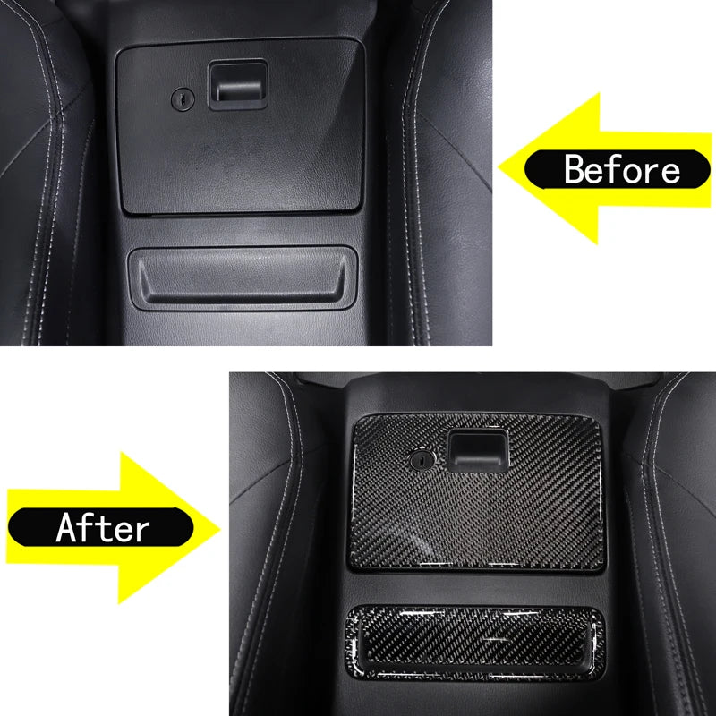 Mazda MX5 2016 a 2023 Adesivo Pannello Posteriore Morbido in Carbonio 2 Pezzi