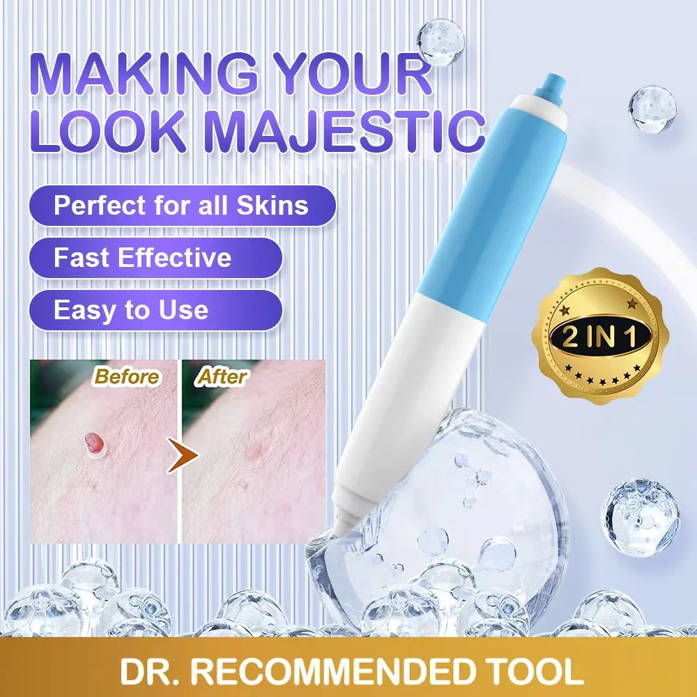 2-In-1 Skin Tag Wart Removal Kit - Painless Auto Removal