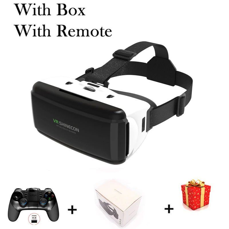 Shinecon 3D Virtual Reality Headset for Smartphones With Box 9156 Remote / China