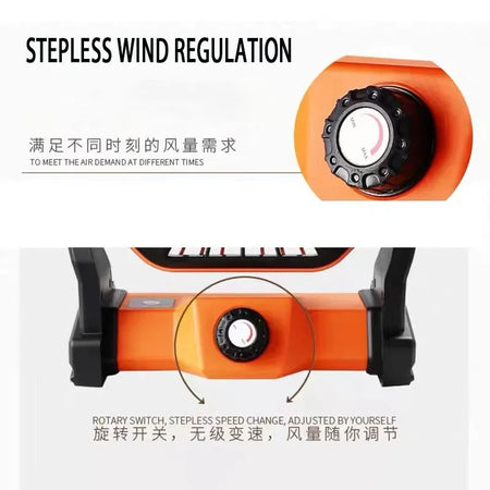 X20 Outdoor Camping Lighting Fan &ndash; USB Smart Charging