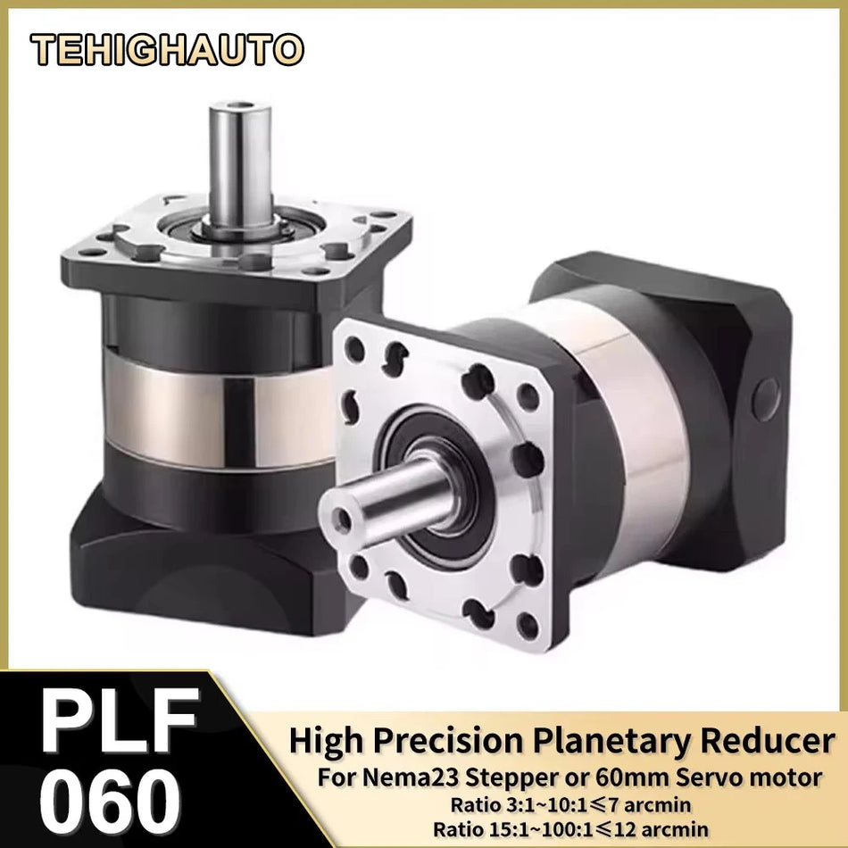 Nema23 Motor Gearbox &ndash; High Efficiency Step-Down Reduction Ratio 35 to 1 / 6.35mm Input