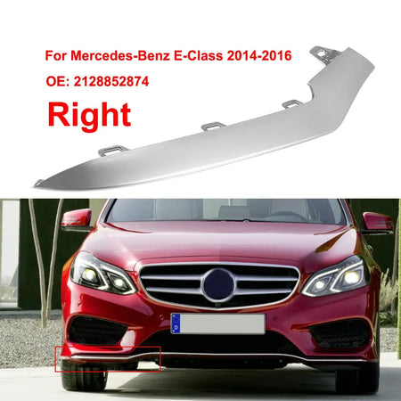 Mercedes E Class Left Right Front Bumper Chrome Trim 2014 right-2128852874