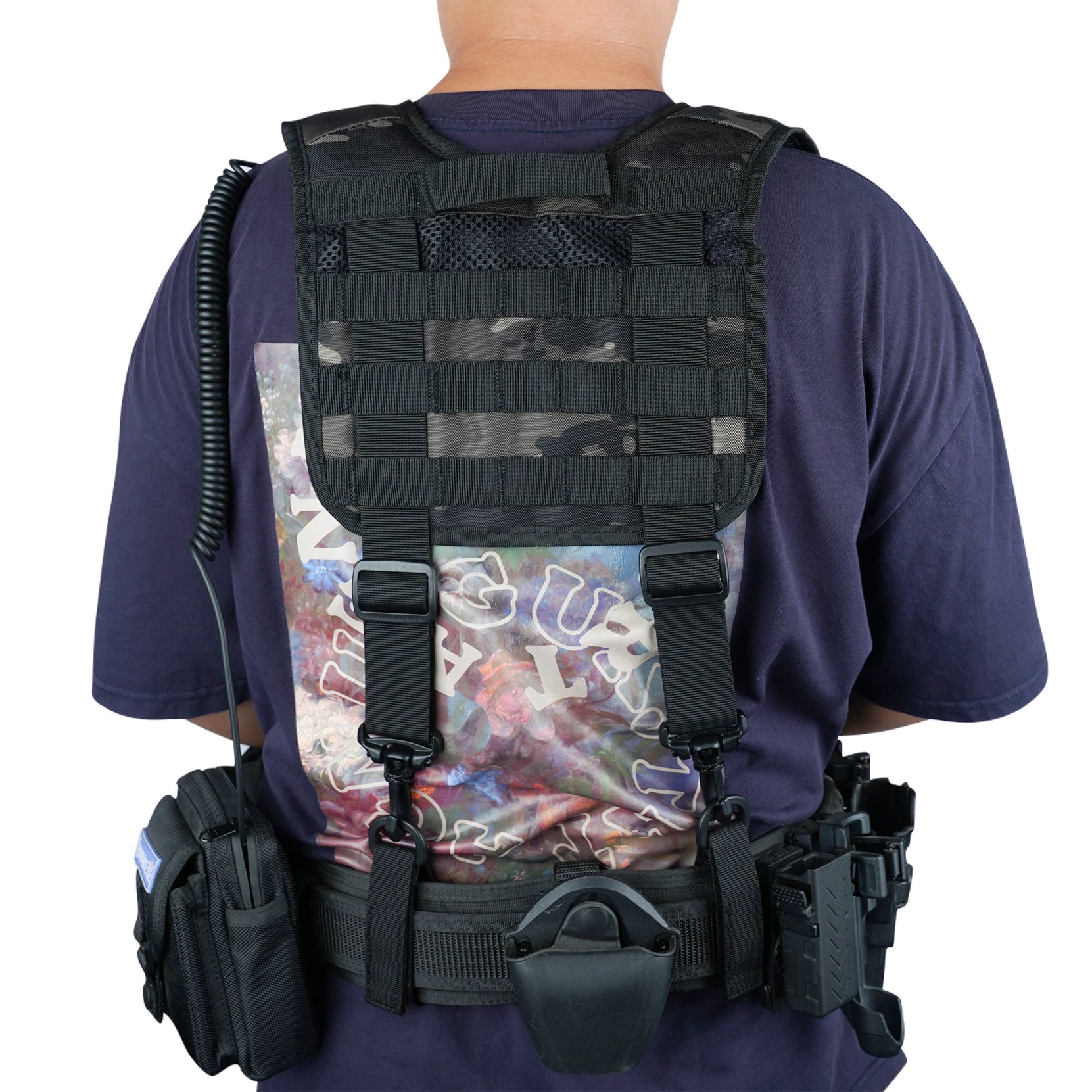 Police Duty Suspenders &ndash; Adjustable Straps and 4 Tool Loops