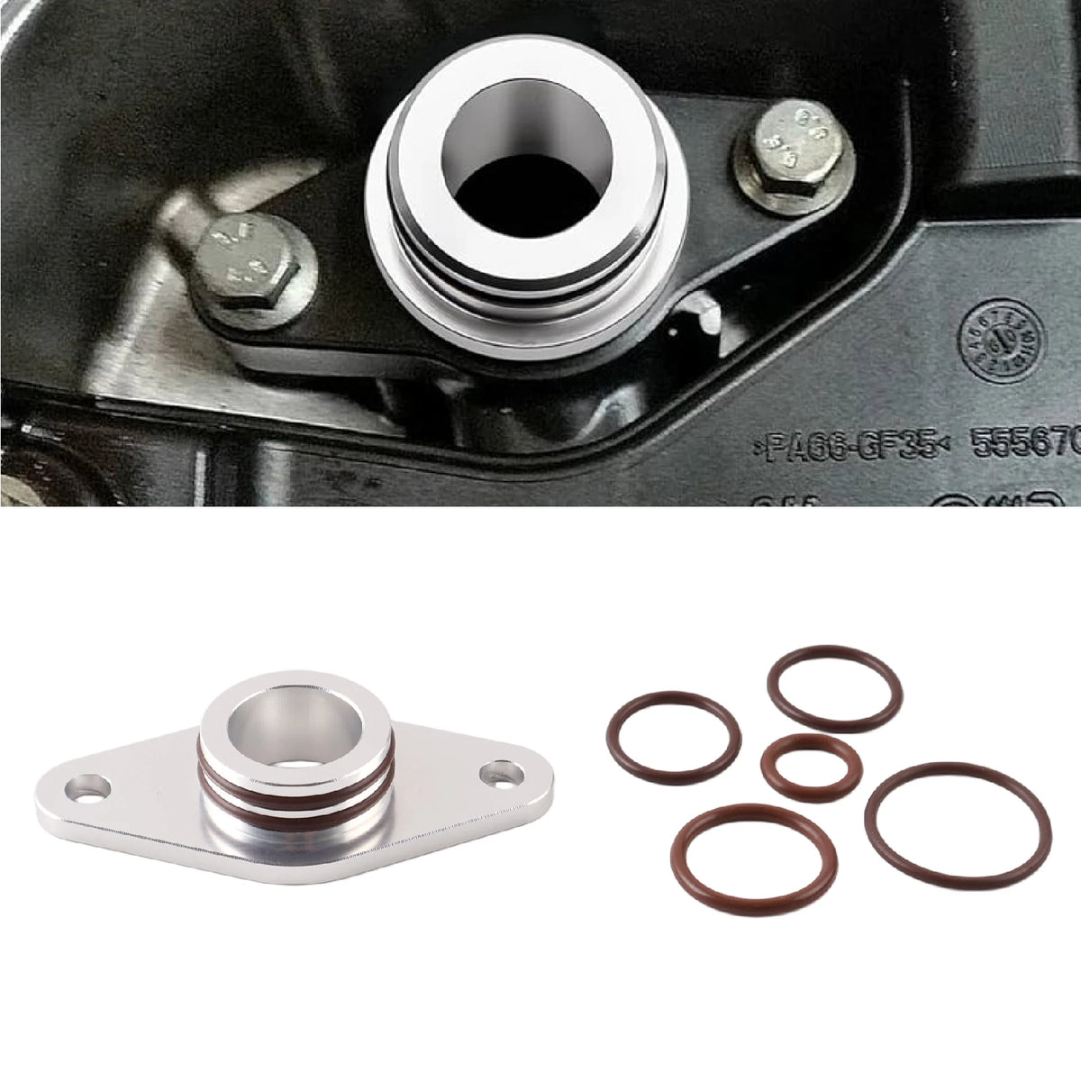 Oil Pump Pickup Pipe Aluminum FKM Seal for Vauxhall Opel Insignia Astra 2.0 CDTI by InterCyprus Trading Ltd