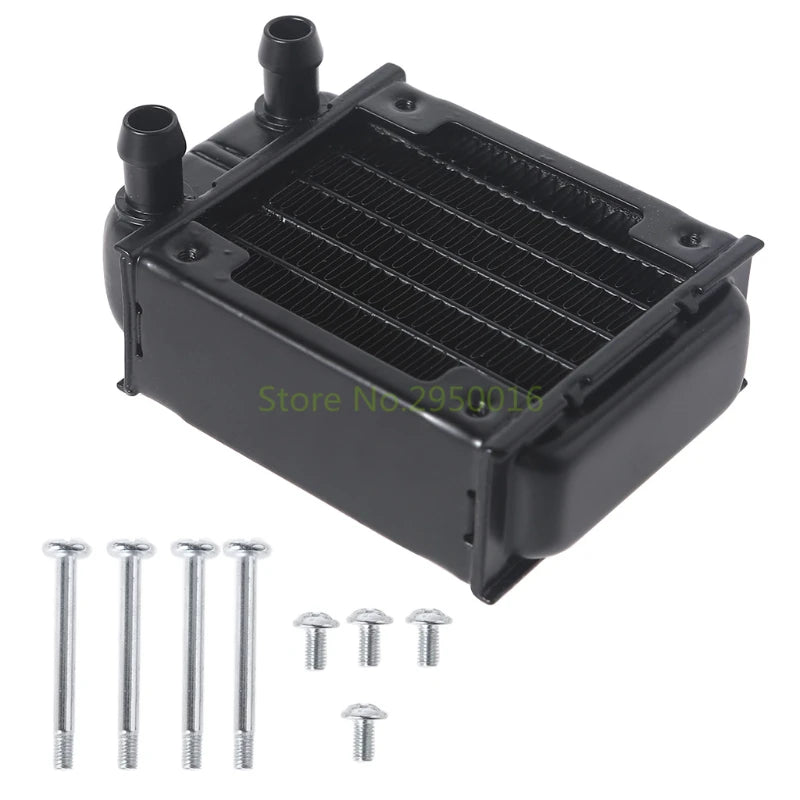 Aluminum Heat Exchanger Radiator for PC Water Cooling System - G1/4 Thread 80mm / CHINA