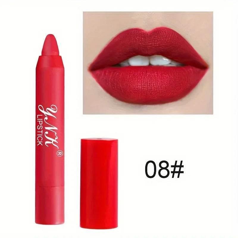 Nude Series Velvet Matte Waterproof Lipstick Pencil 08