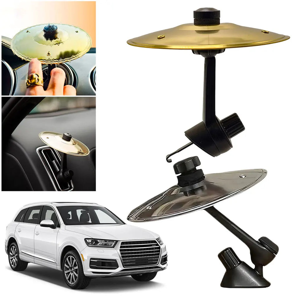 Car Crash Cymbal Air Vent Clip On Mini Drum For All Vehicles