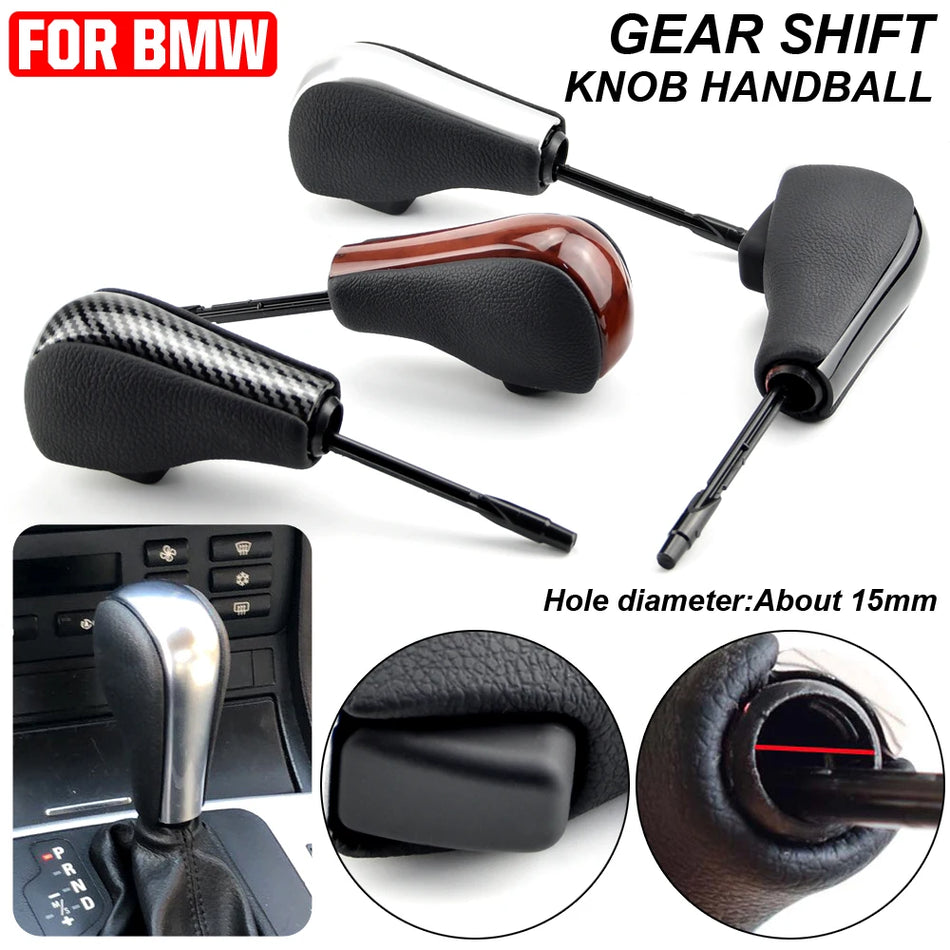 Oglekļa šķiedras automātiskā pārnesumu pārslēga rokturis BMW E39,E46,E53,E60,E61,E63,E64,E83,E81,E82,E87,E90,E91,E92,E93