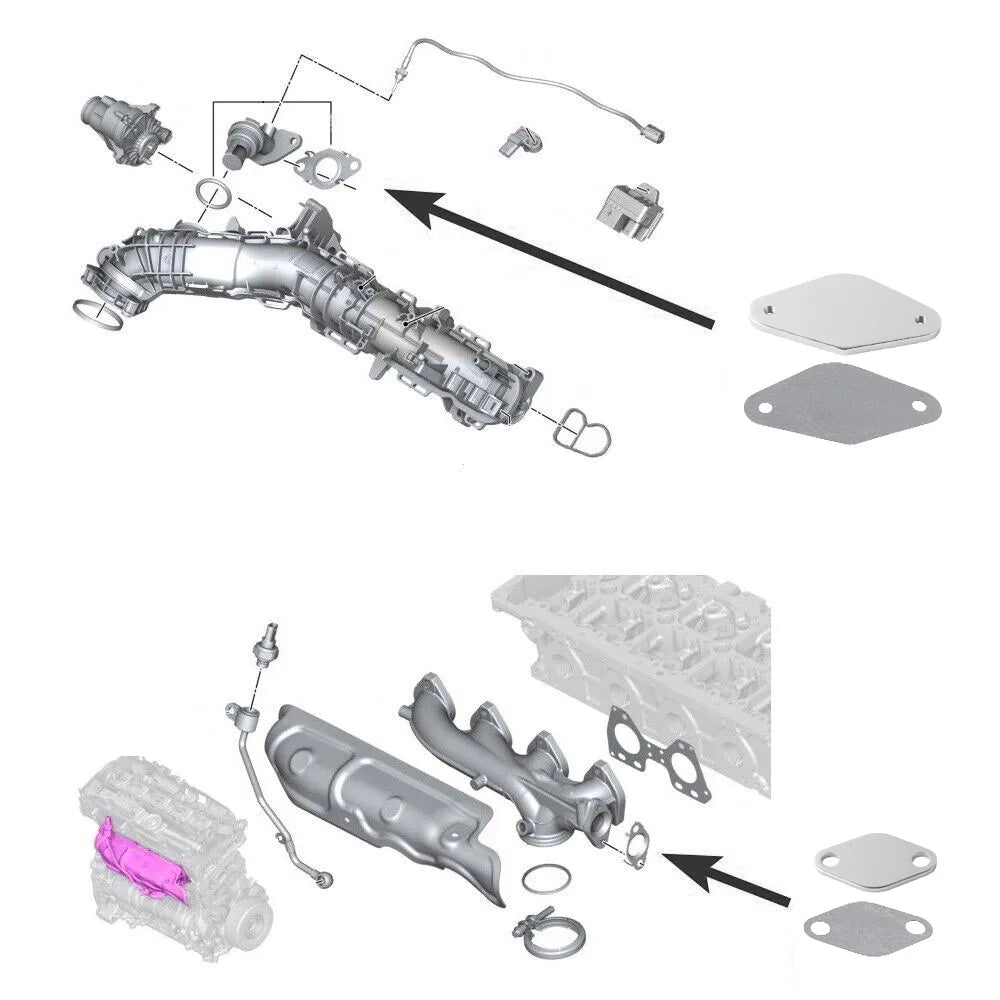 Valve Gasket Repair Kit Stainless Steel For BMW B47 F20 by InterCyprus Trading Ltd